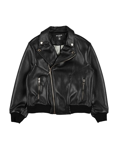 BALMAIN Jacket Black 71% Polyester, 29% Cotton, Viscose