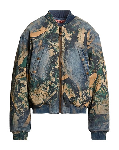 ACNE STUDIOS Jean μπουφάν Μπλε 65% Πολυεστέρας, 35% Βαμβάκι