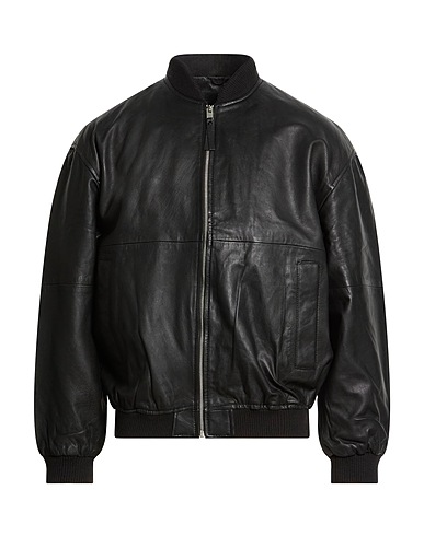 BOLONGARO TREVOR Bomber Black Sheepskin