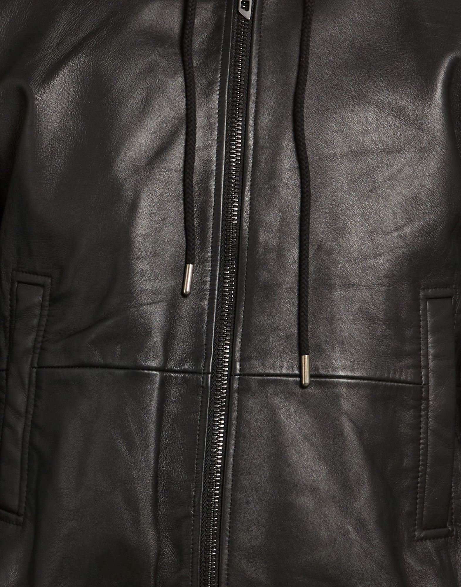 DIESEL コート＆ブルゾン | レザーブルゾン ブラック メンズ | YOOX