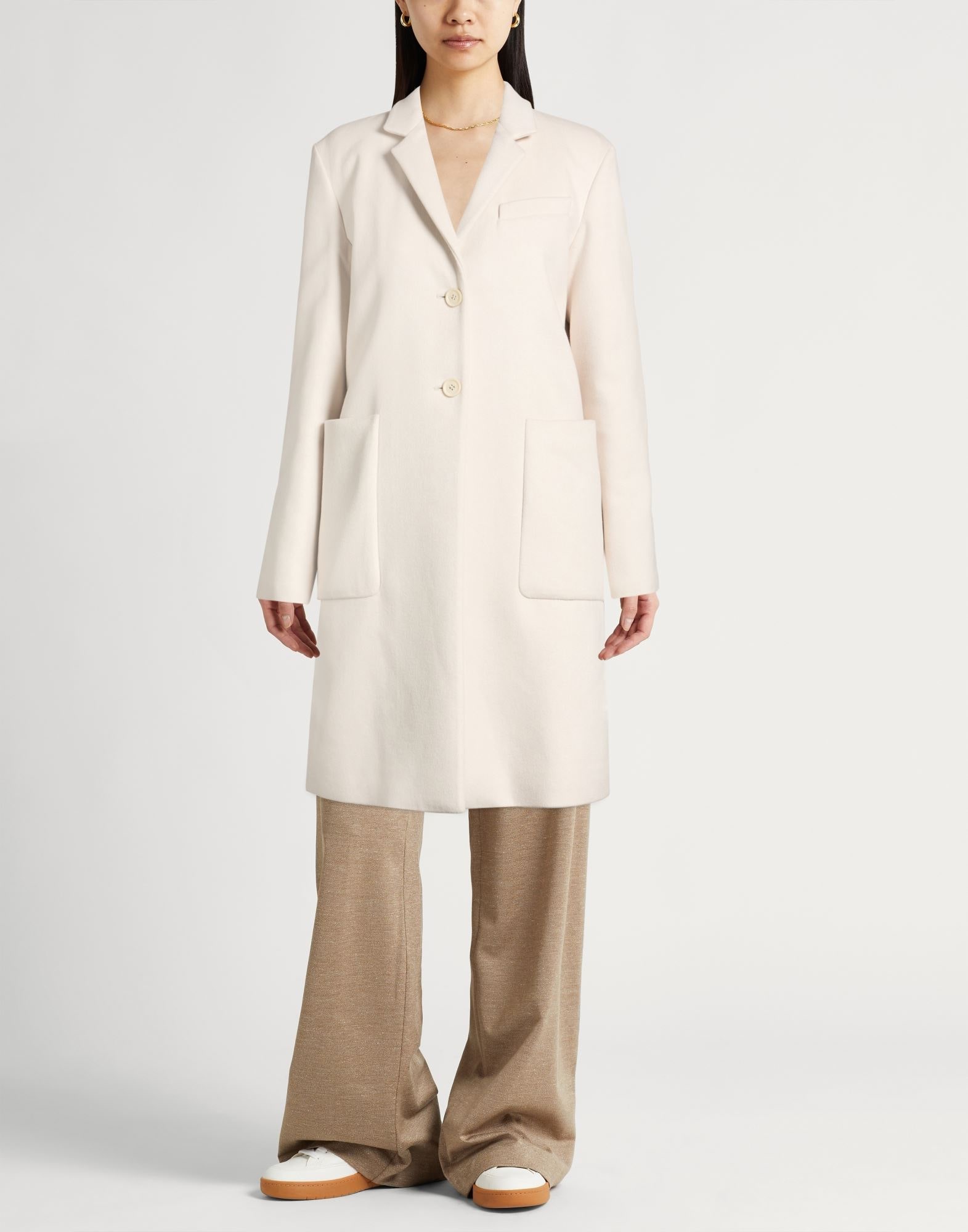 ASPESI コート＆ブルゾン | コート ライトグレー レディース | YOOX