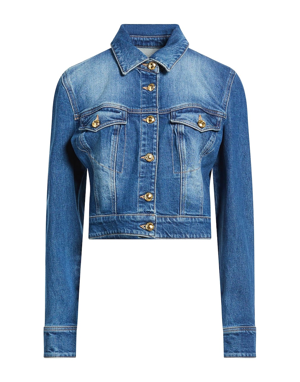 ELISABETTA FRANCHI - Denim outerwear