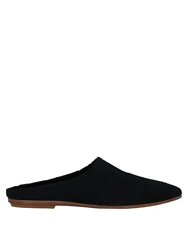 HUNDRED 100 Mule e zoccoli Nero Pelle