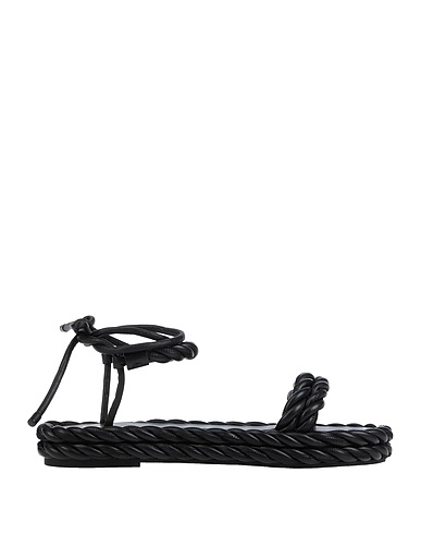 VALENTINO GARAVANI Flip flops Black Leather