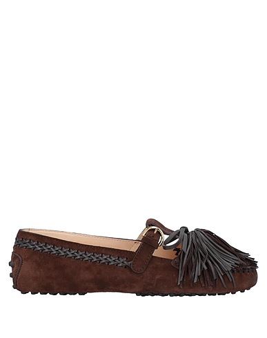 TOD'S Loafers Chocolate brown Soft Leather