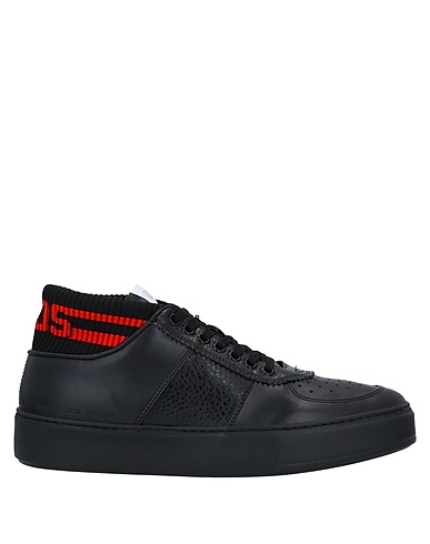 GCDS Sneakers Black Textile fibers
