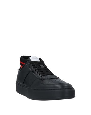 Gcds Bomber Sneakers In Black Leather In Black