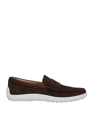TOD'S Loafers Dark brown Leather
