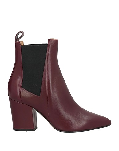 SERGIO ROSSI Ankle boot Plum Soft Leather