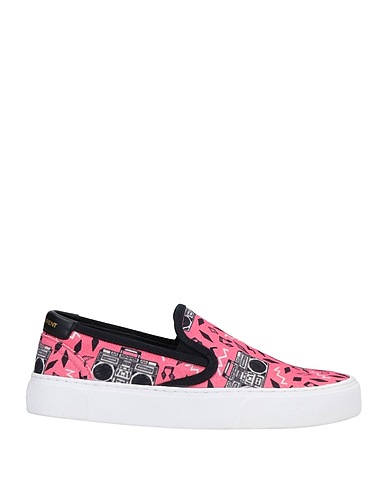 SAINT LAURENT Sneakers Salmon pink Textile fibers, Soft Leather