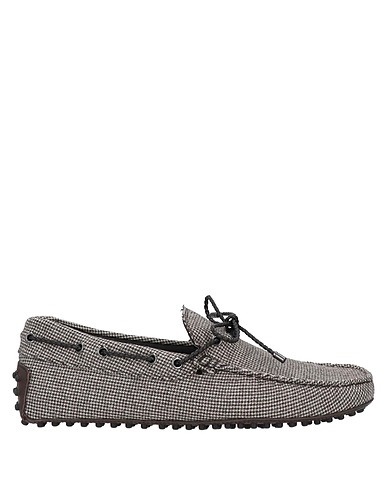 TOD'S Μοκασίνι Γκρι Ίνες υφασμάτων