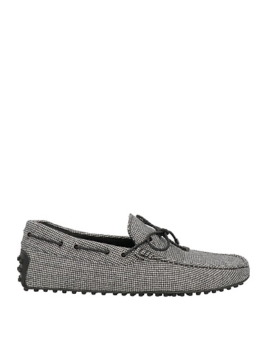TOD'S Μοκασίνι Μαύρο Ίνες υφασμάτων
