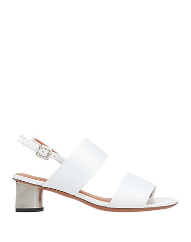 CLERGERIE Sandals White Lambskin