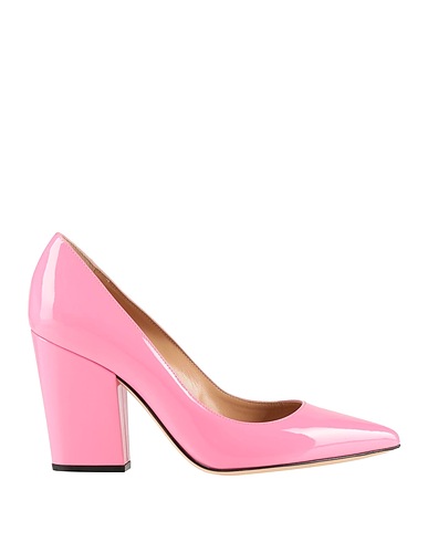 SERGIO ROSSI Court Pink Leather