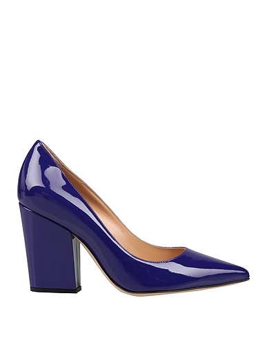 SERGIO ROSSI Pump Purple Leather