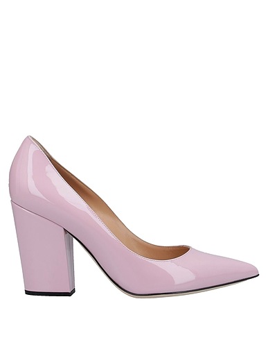 SERGIO ROSSI Court Light pink Leather