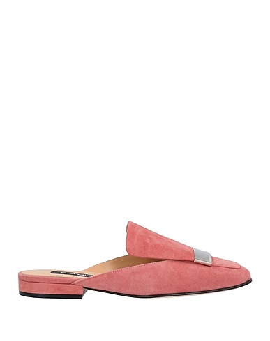 SERGIO ROSSI Mules and clogs Antique rose 100% Leather