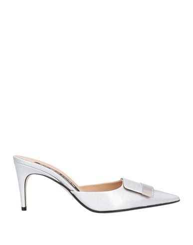 Sergio Rossi Mules & Clogs In Silver