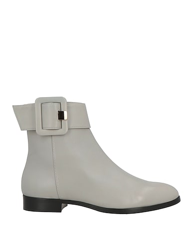 SERGIO ROSSI Ankle boot Light grey Leather