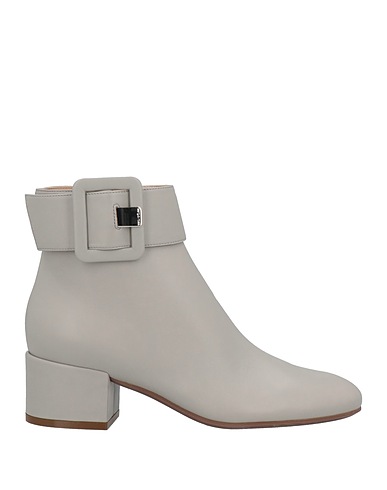 SERGIO ROSSI Ankle boot Light grey Leather