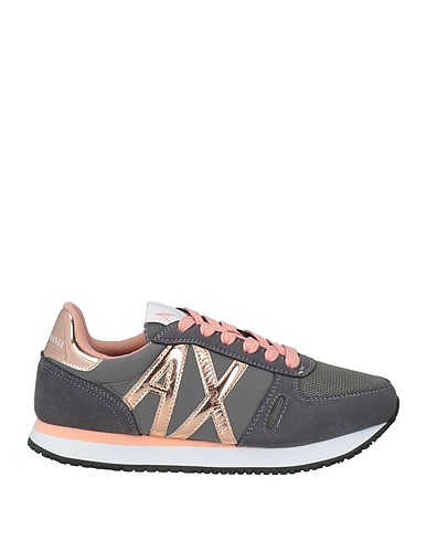 ARMANI EXCHANGE Sneakers Grey 100% Polyurethane, Polyamide, Polyester