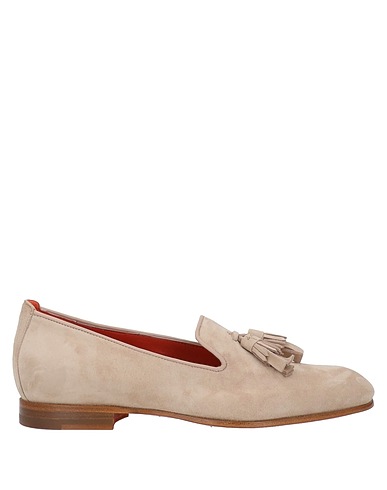 SANTONI Mocassino Sabbia Pelle