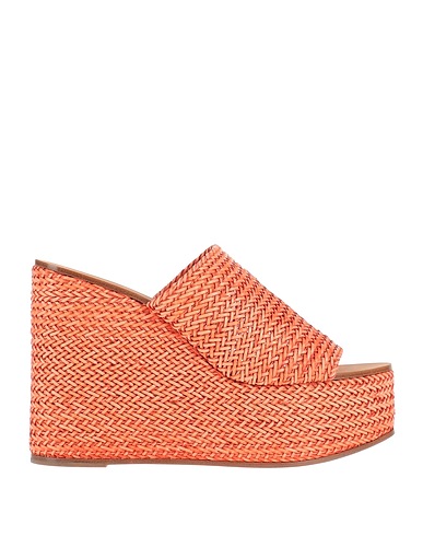 CASADEI Sandali Arancione Pelle