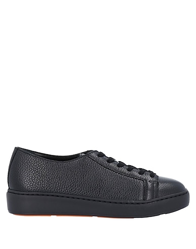 SANTONI Sneakers Μαύρο Δέρμα
