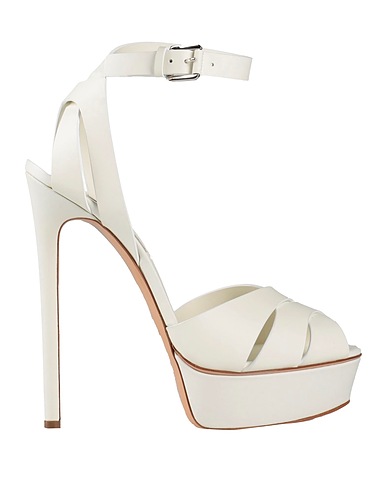CASADEI Sandals Off white Leather