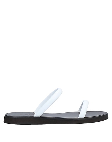 EMPORIO ARMANI Sandals White Leather