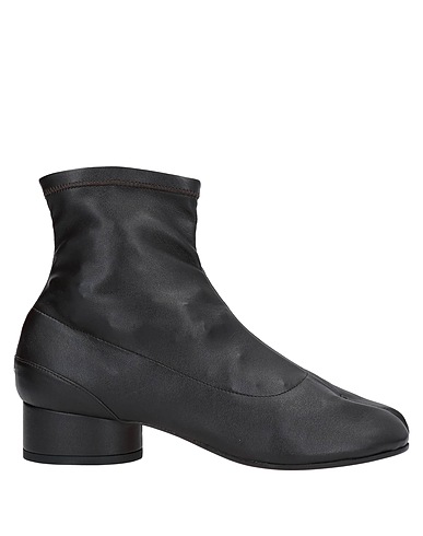 MAISON MARGIELA Ankle boot Black Textile fibres, Leather