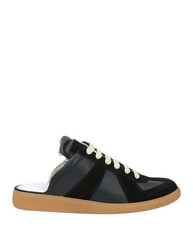 MAISON MARGIELA ミュール＆サボサンダル ブラック 革