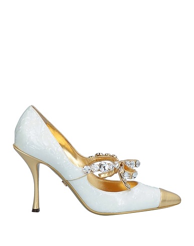 DOLCE&GABBANA Court Ivory 53% Lambskin, 47% Calfskin