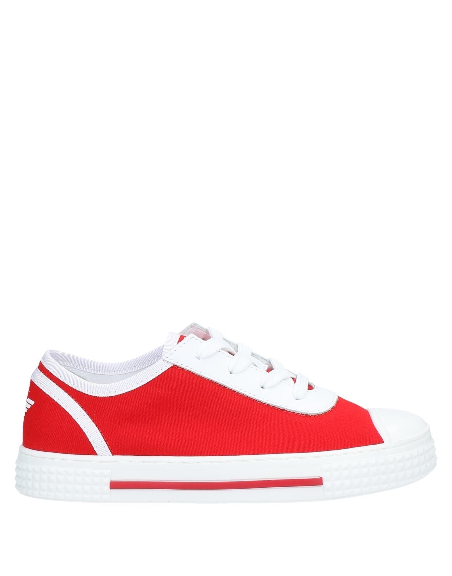 armani sneakers red