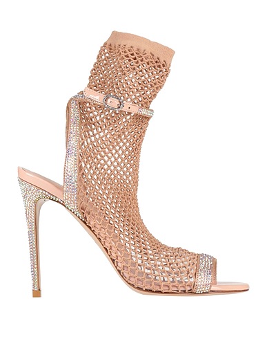 LE SILLA Sandalen Beige Gewebefasern, Leder
