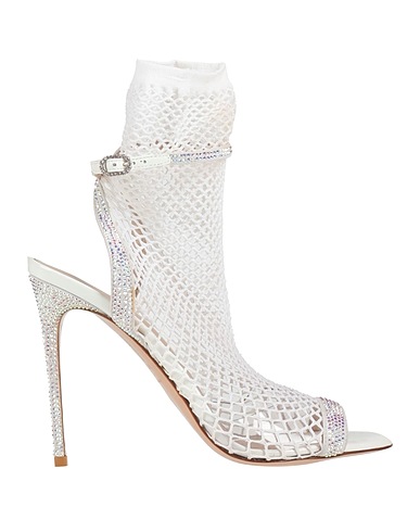 LE SILLA Sandalen Weiß Gewebefasern, Leder