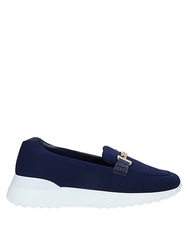 TOD'S Loafers Midnight blue Textile fibers