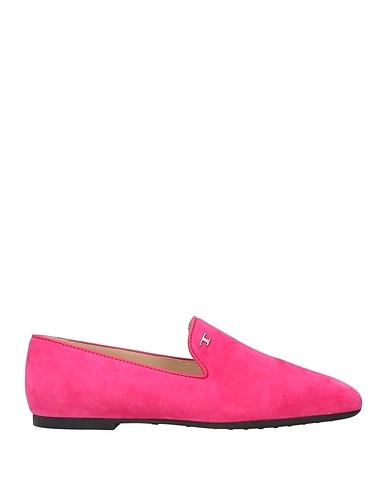 TOD'S Loafers Fuchsia Soft Leather