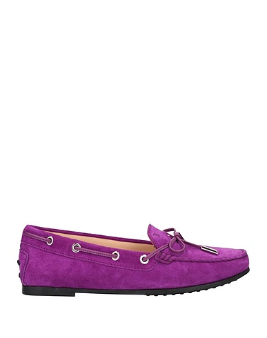 TOD'S Mocassino Viola Pelle