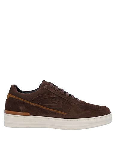 ALBERTO GUARDIANI Sneakers Dark brown Leather