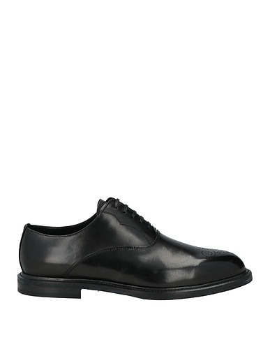 DOLCE&GABBANA Laced shoes Black Calfskin