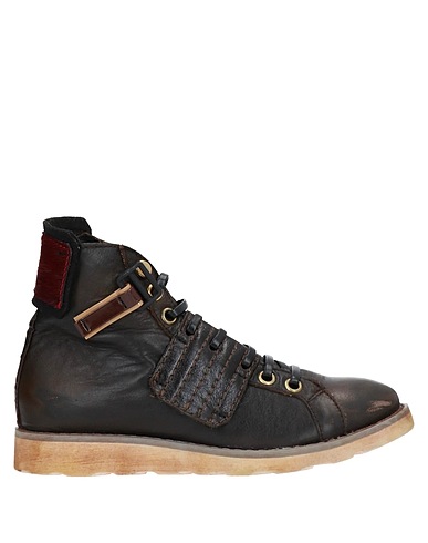 ONE WAY Sneakers Testa di moro Pelle