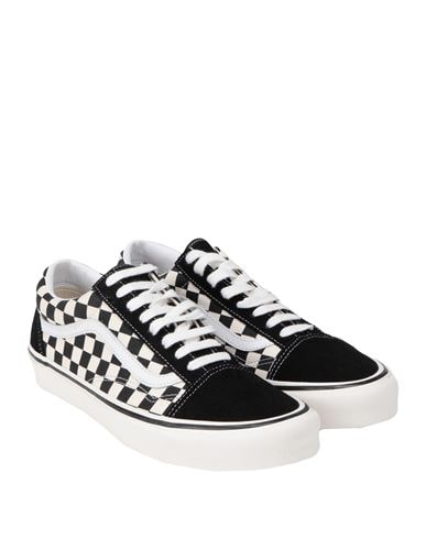 Vans Ua Og Old Skool Checkerboard Sneakers In Black