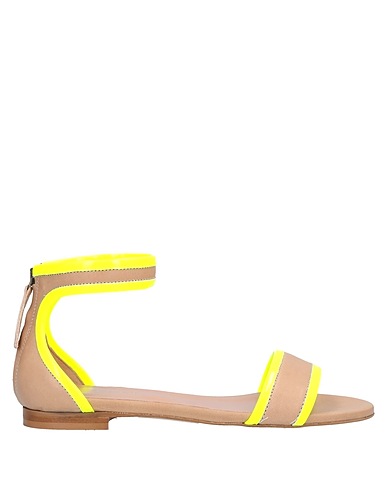 TWINSET Sandals Camel Leather
