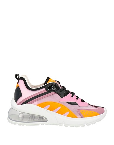 D.A.T.E. Sneakers Pink Leather, Textile fibers