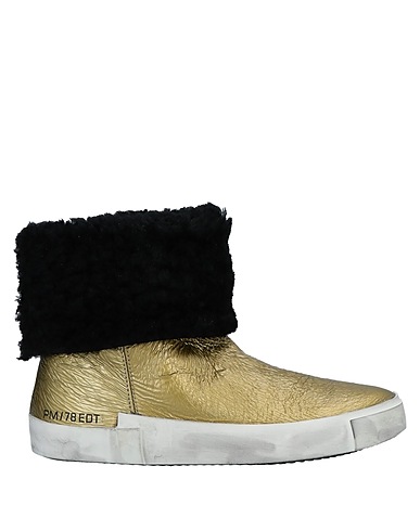 PHILIPPE MODEL Stivaletti Oro Altre Fibre