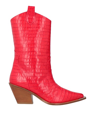 ALDO CASTAGNA Ankle boot Red Leather
