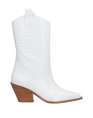 ALDO CASTAGNA Ankle boot White Leather