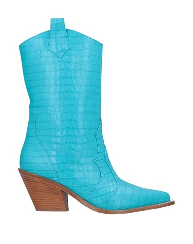 ALDO CASTAGNA Ankle boot Azure Leather