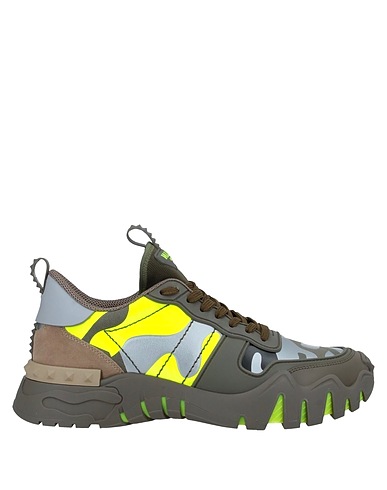 VALENTINO GARAVANI Sneakers Dark green Textile fibres